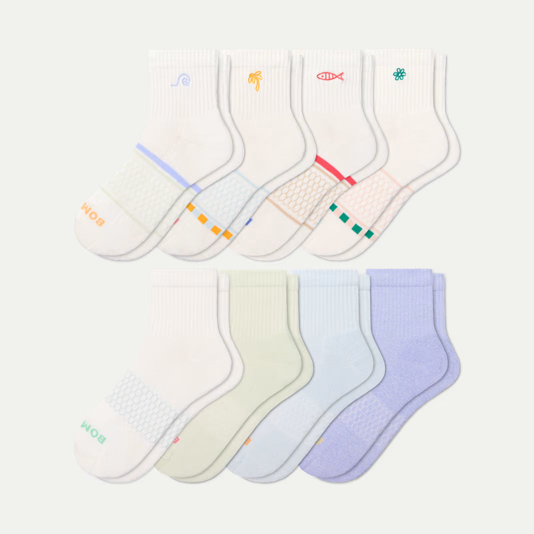 Women's Quarter Sock 8-Pack