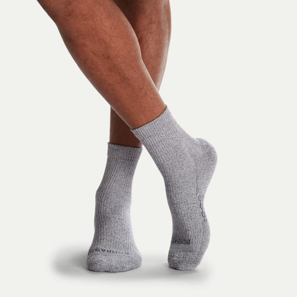 Men's Modern Rib Quarter Socks