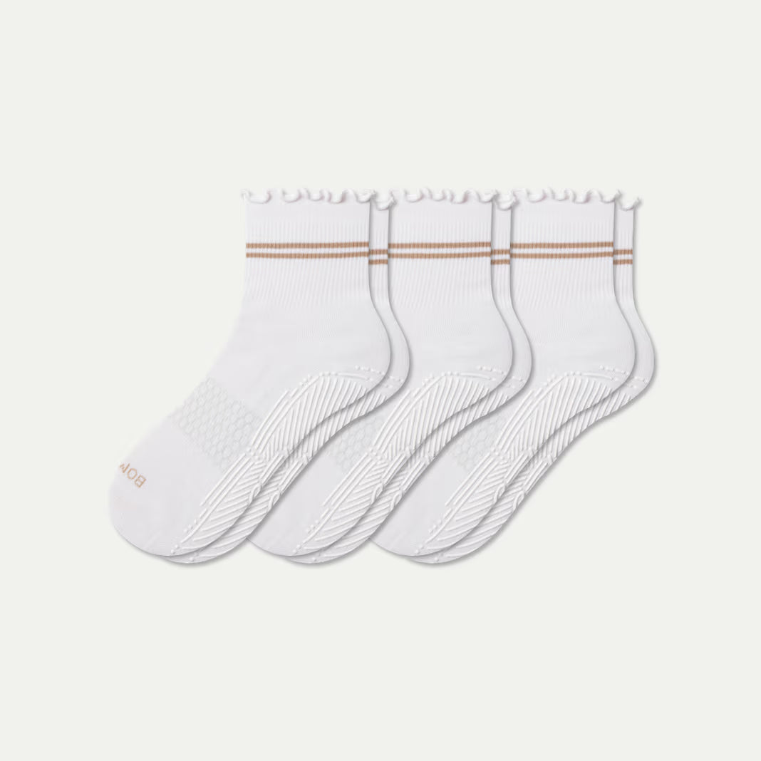Women's Studio Gripper Quarter Sock 3-Pack
