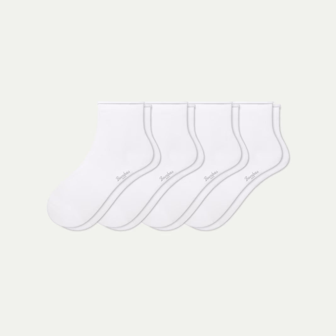Women’s Roll Top Quarter Sock 4-Pack